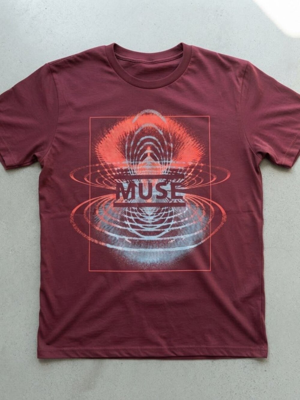 Muse The Wow! Signal Tour 2026 Maroon T-Shirt S-4XL